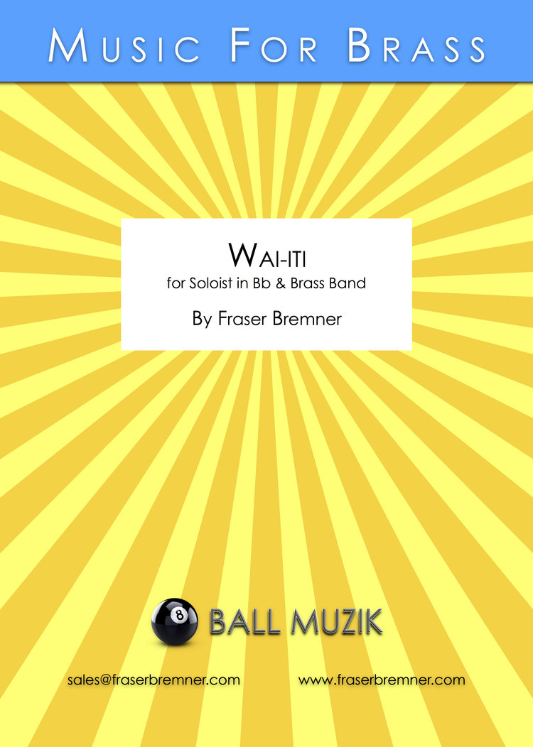 Wai-iti - For Soloist in B Flat and Brass Band