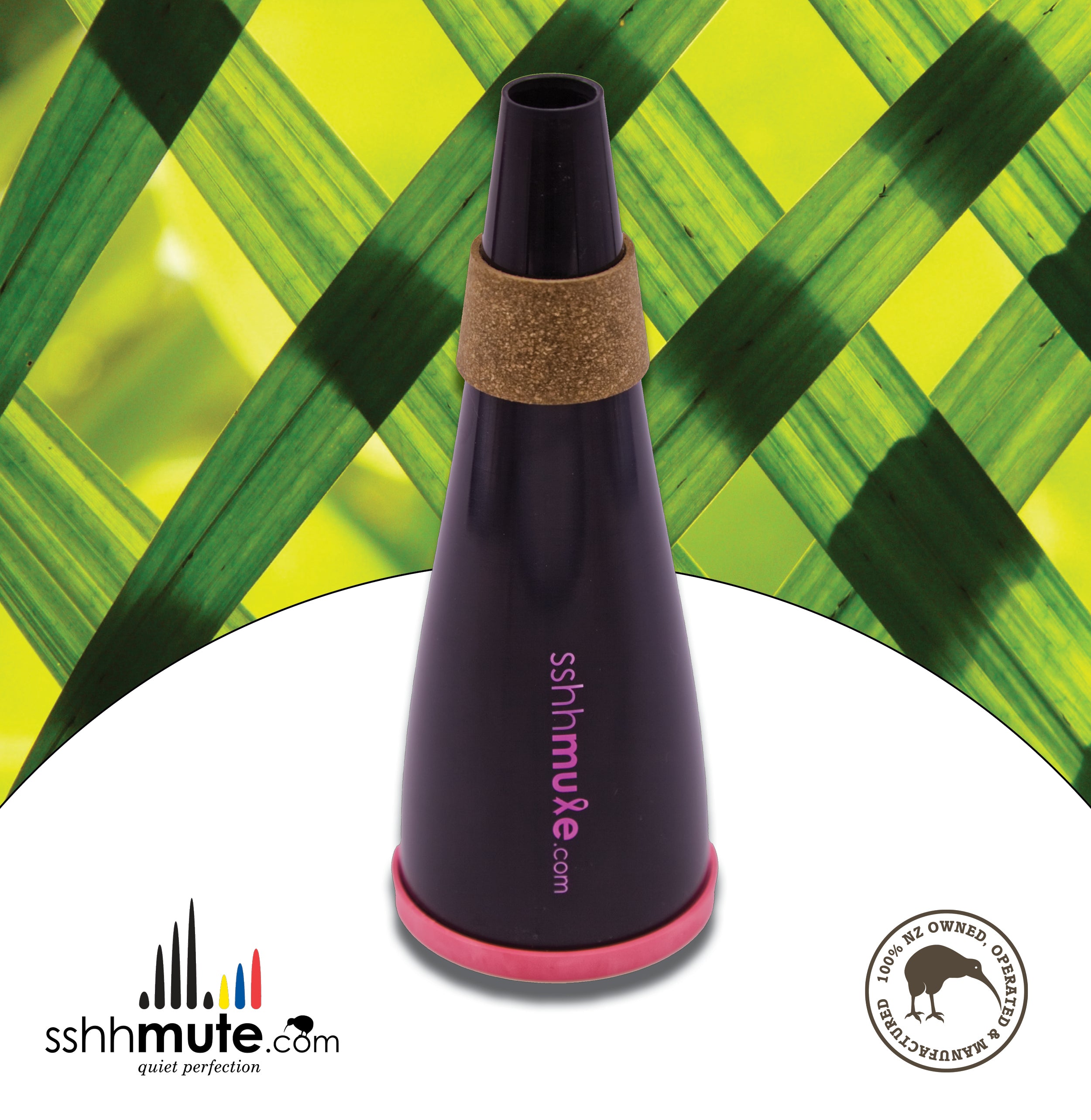 sshhmute Practice Mute for Trumpet & Cornet - Limited Edition Pink Mute